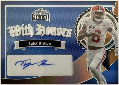 Tyler Brown [Blue Prismatic] #WH-TB1