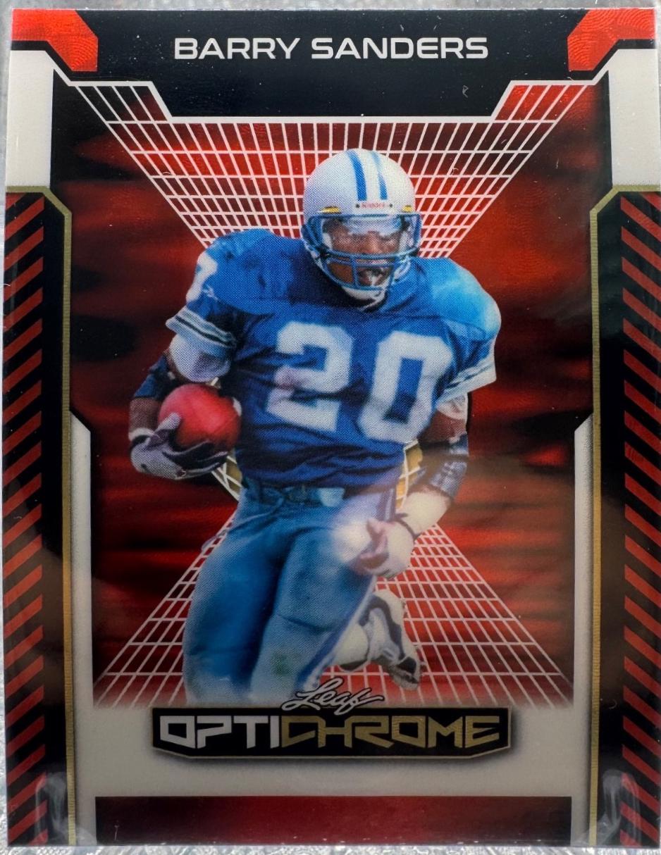 Barry Sanders [Red Prismatic] #14