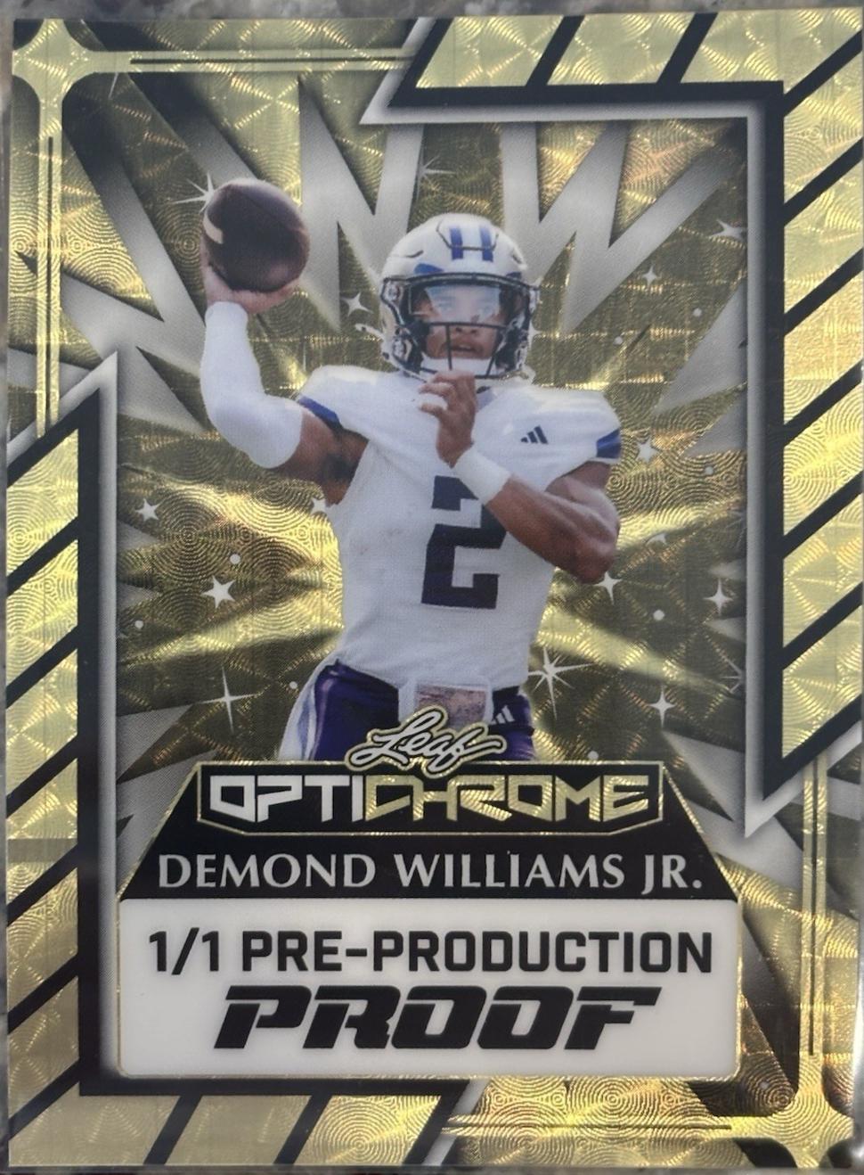 Demond Williams Jr. [Gold Prismatic] #63