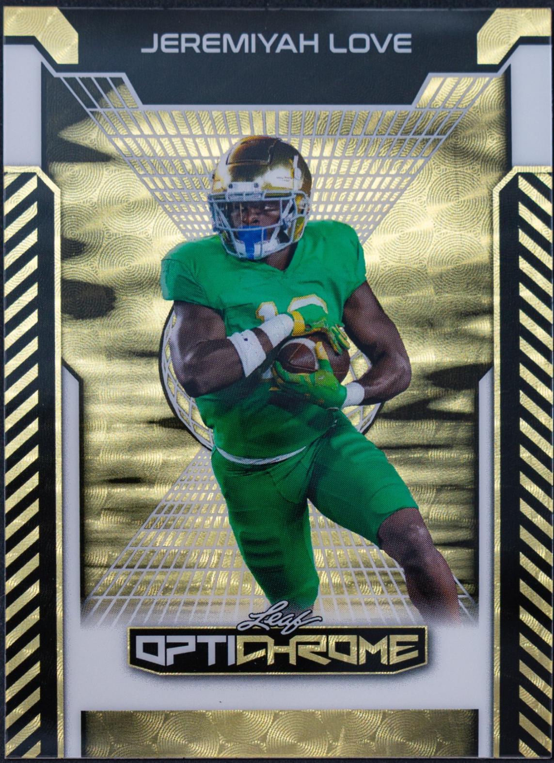 Jeremiyah Love [Super Prismatic Gold] #137