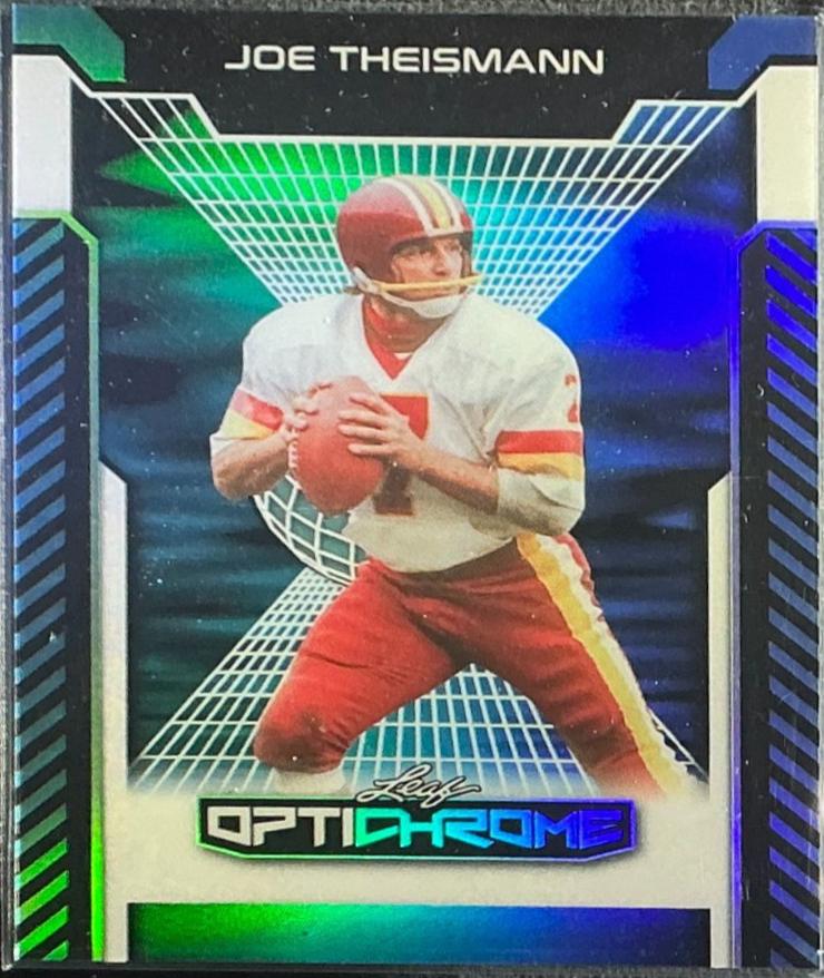 Joe Theismann [Blue Prismatic] #141