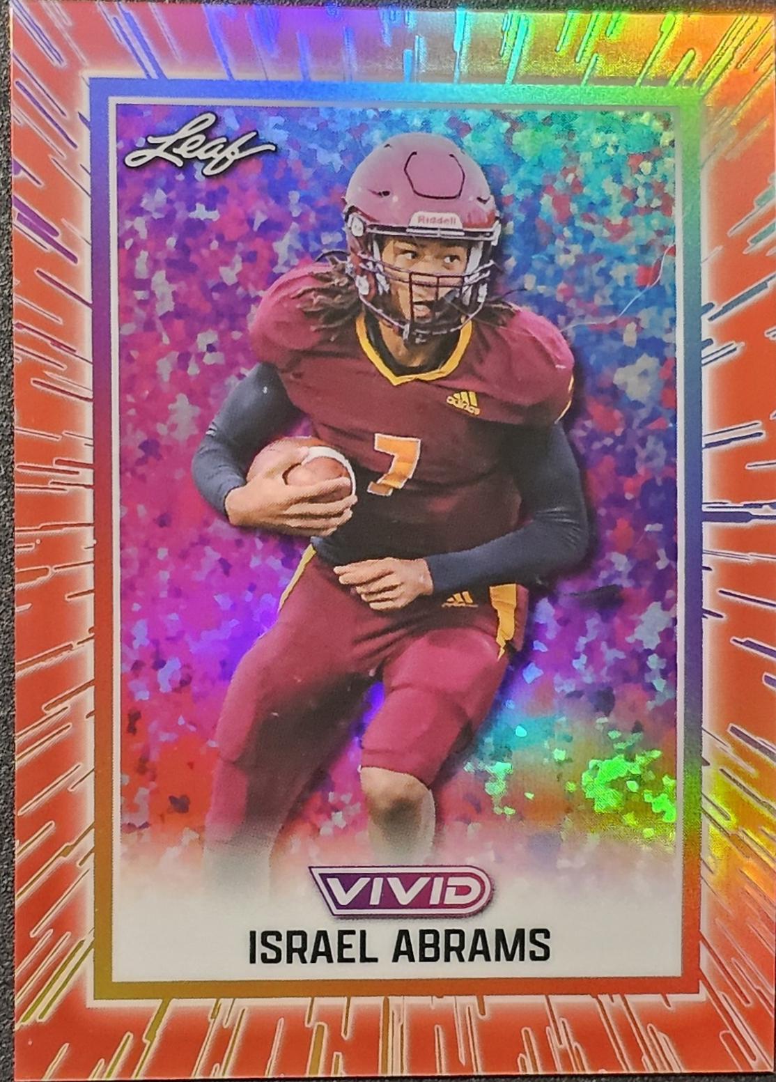 Israel Abrams [Prismatic Orange] #80