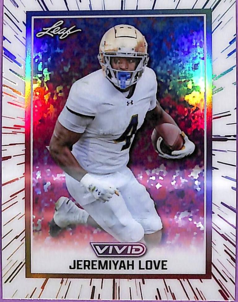 Jeremiyah Love [Prismatic White] #96