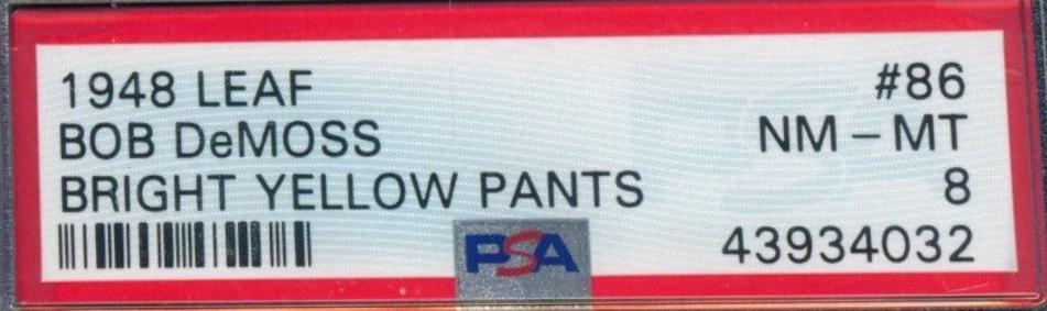 Bob DeMoss [Bright Yellow Pants] #86