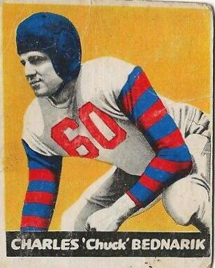 Chuck Bednarik [Yellow Background] #54