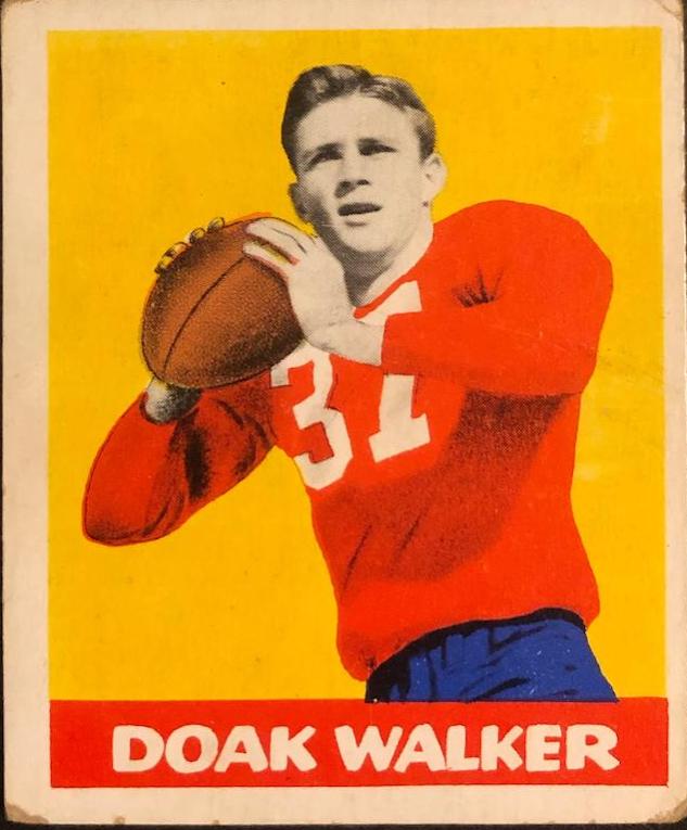 Doak Walker [Bright Yellow Background] #4