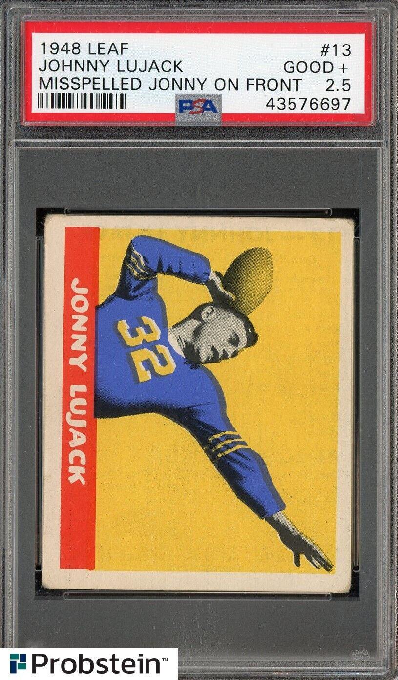 Johnny Lujack [Misspelled Jonny on Front] #13