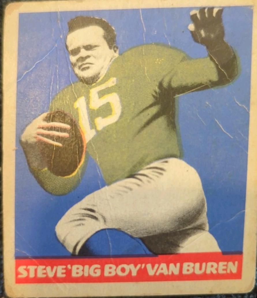 Steve Van Buren [Green Jersey, Blue Sock] #22