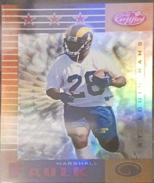 Marshall Faulk [Mirror Gold] #175