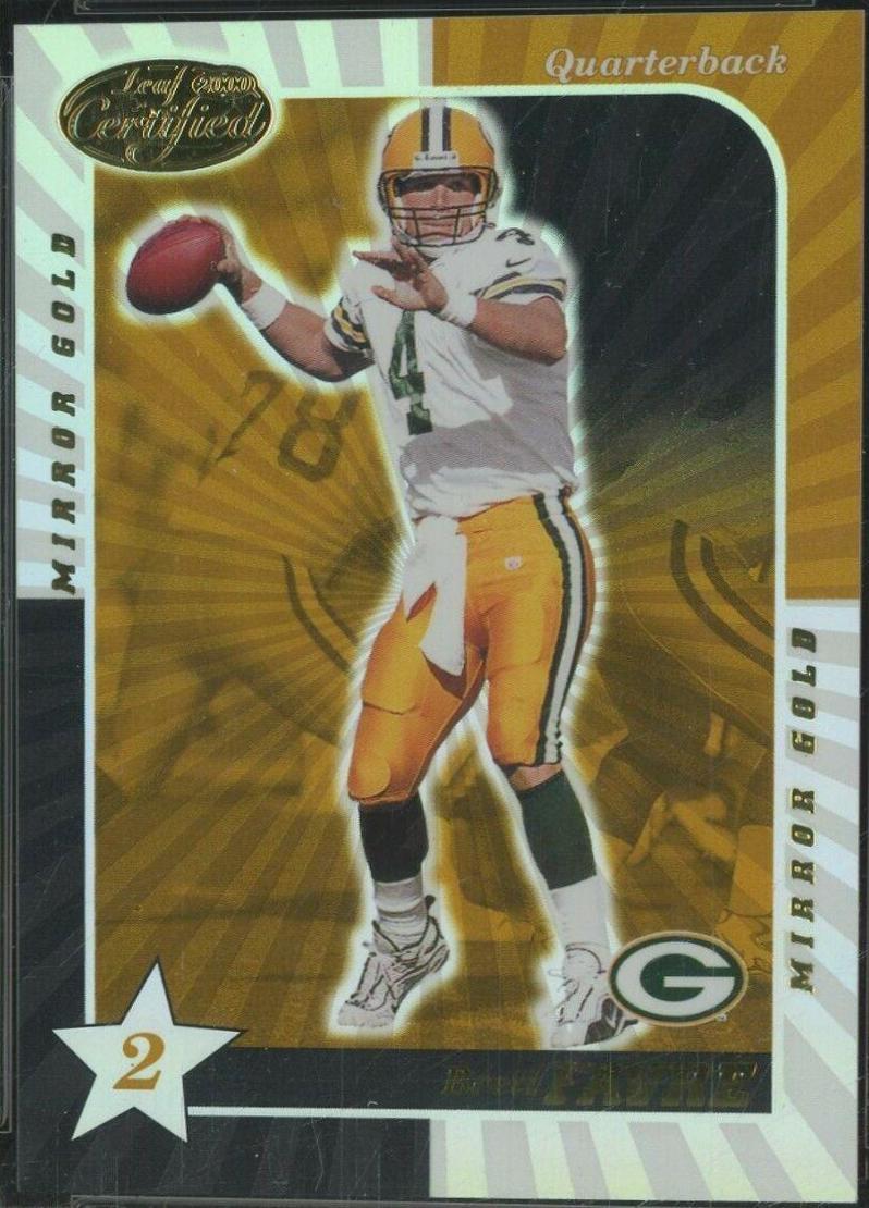 Brett Favre [2 Star Mirror Gold] #118