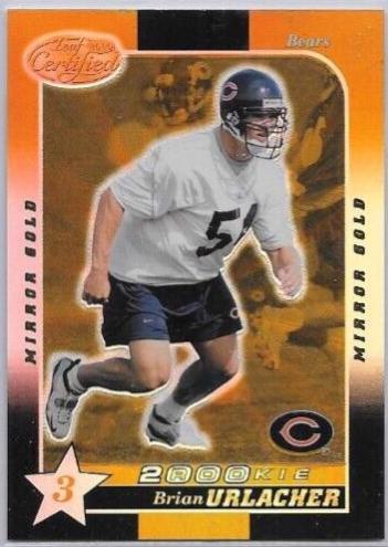 Brian Urlacher [3 Star Mirror Gold] #157