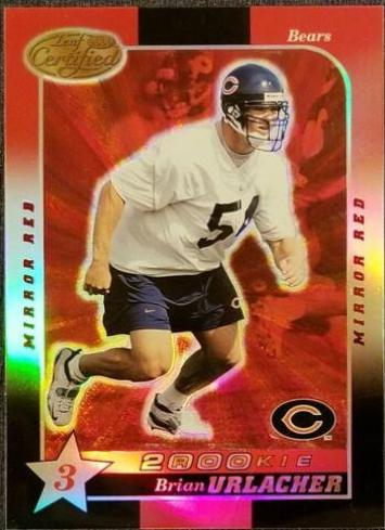 Brian Urlacher [3 Star Mirror Red] #157