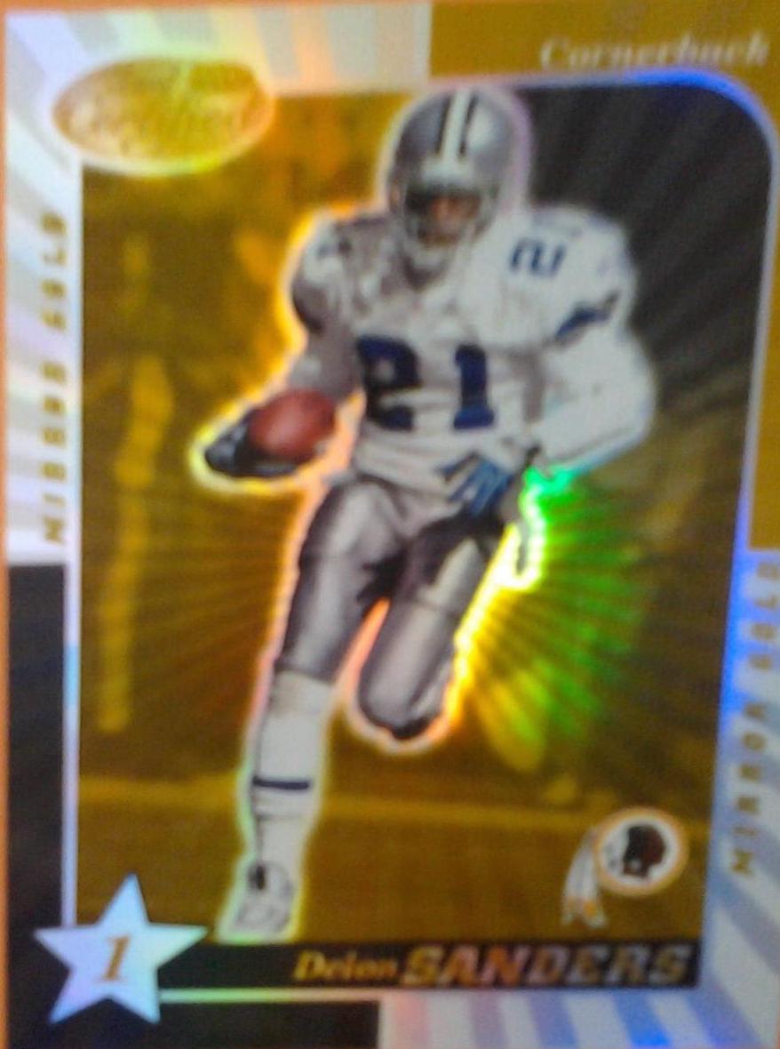 Deion Sanders [1 Star Mirror Gold] #100
