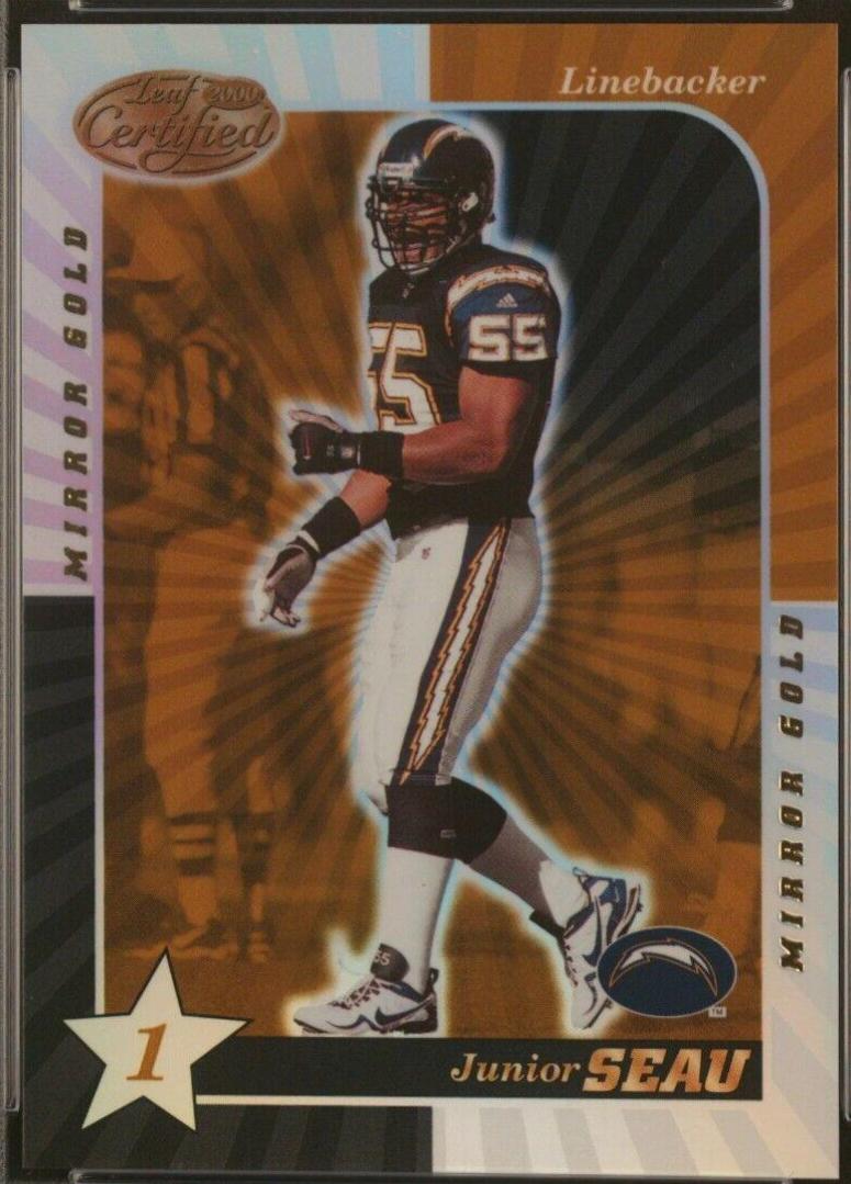 Junior Seau [1 Star Mirror Gold] #76