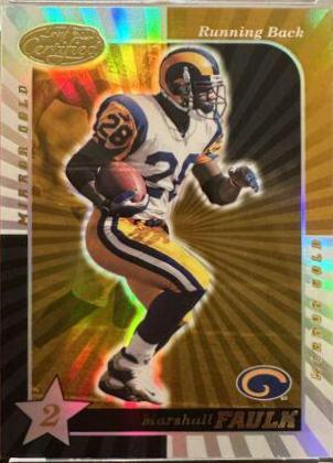 Marshall Faulk [2 Star Mirror Gold] #142