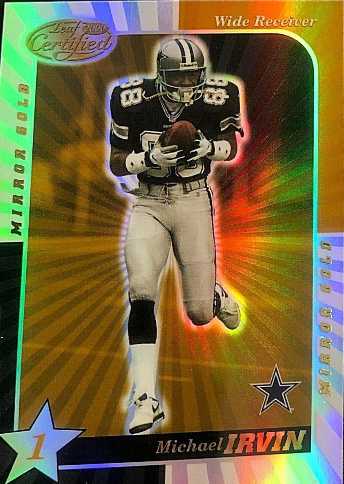 Michael Irvin [1 Star Mirror Gold] #36