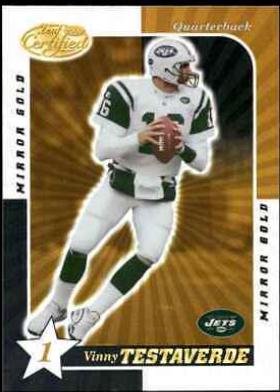 Vinny Testaverde [1 Star Mirror Gold] #65
