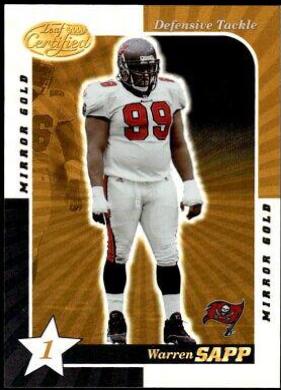 Warren Sapp [1 Star Mirror Gold] #89