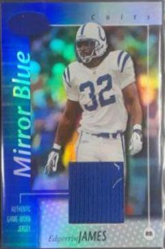 Edgerrin James [Mirror Blue Jersey] #35