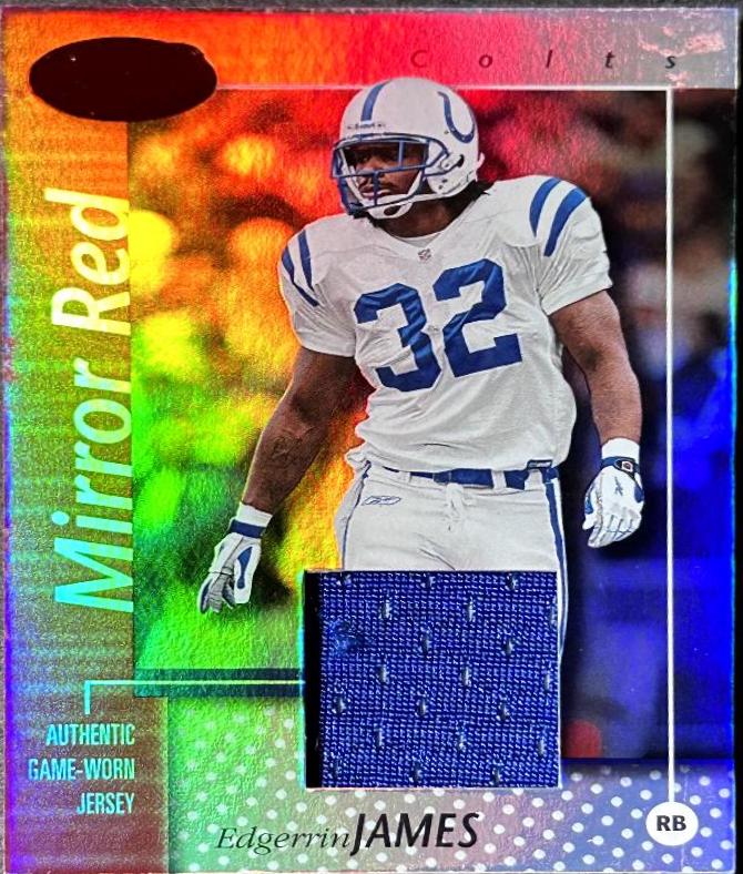 Edgerrin James [Mirror Red Jersey] #35