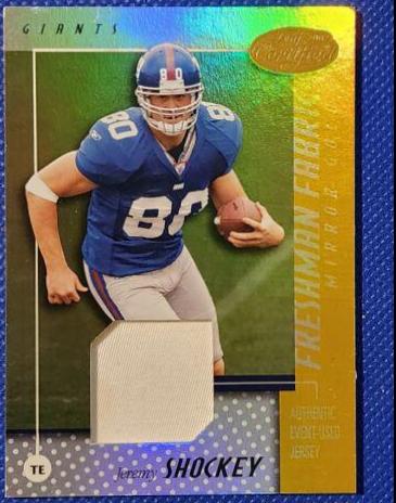 Jeremy Shockey [Mirror Gold Jersey] #126