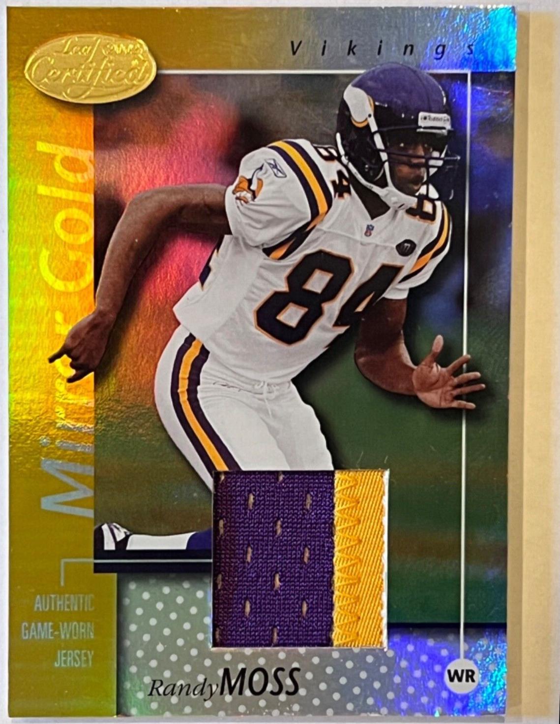 Randy Moss [Mirror Gold Jersey] #50