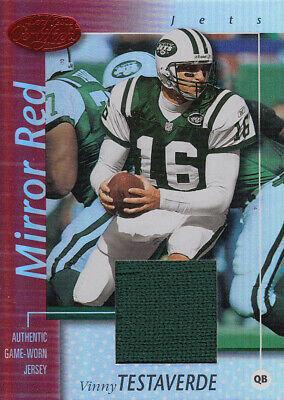 Vinny Testaverde [Mirror Red Jersey] #63