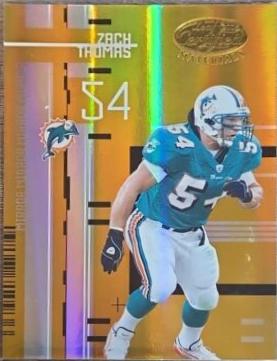 Zach Thomas [Mirror Gold Jersey] #46