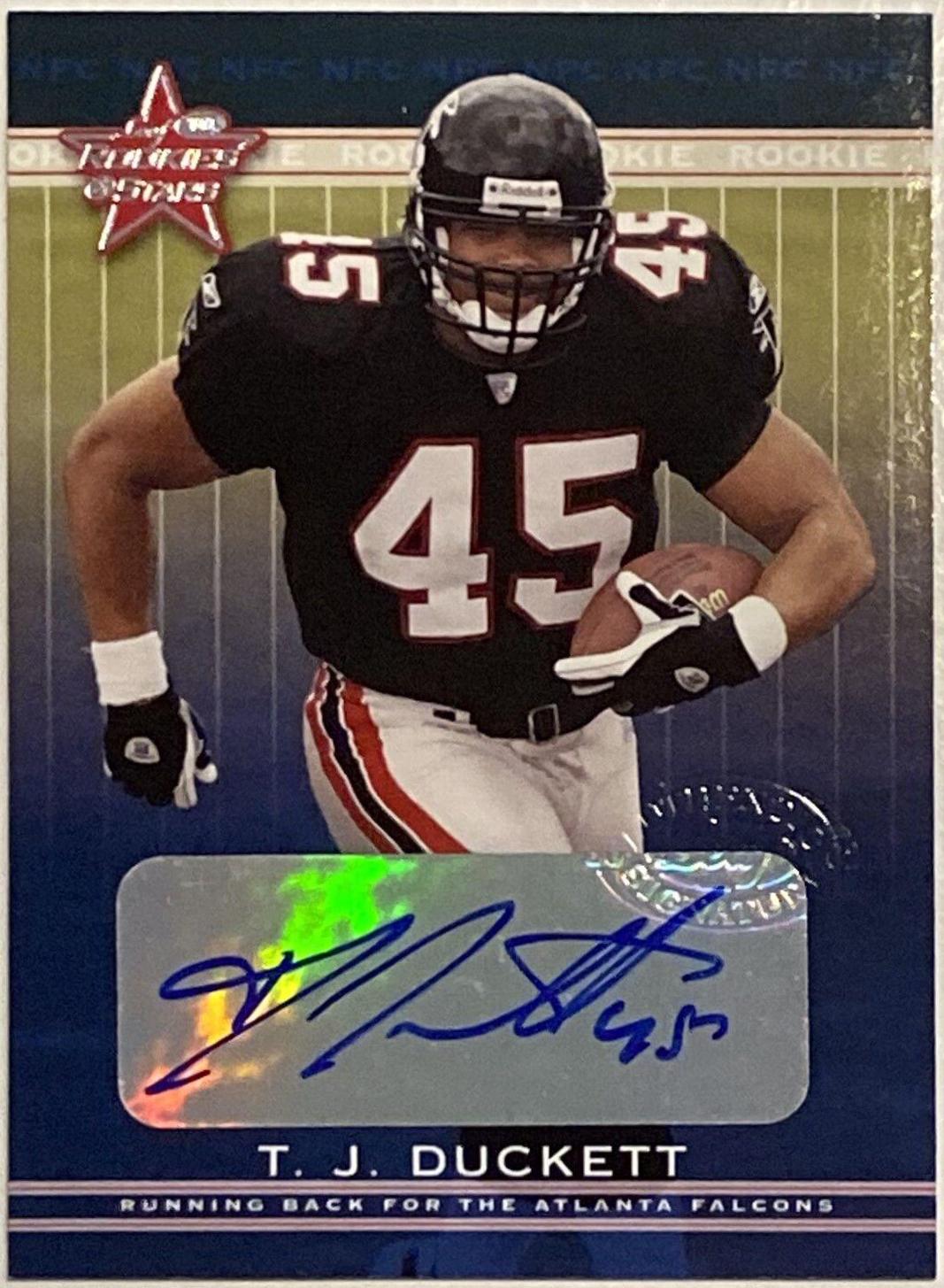 T.J. Duckett [Autograph] #286
