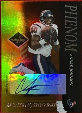 Andre Johnson [Autograph Bronze Spotlight] #145