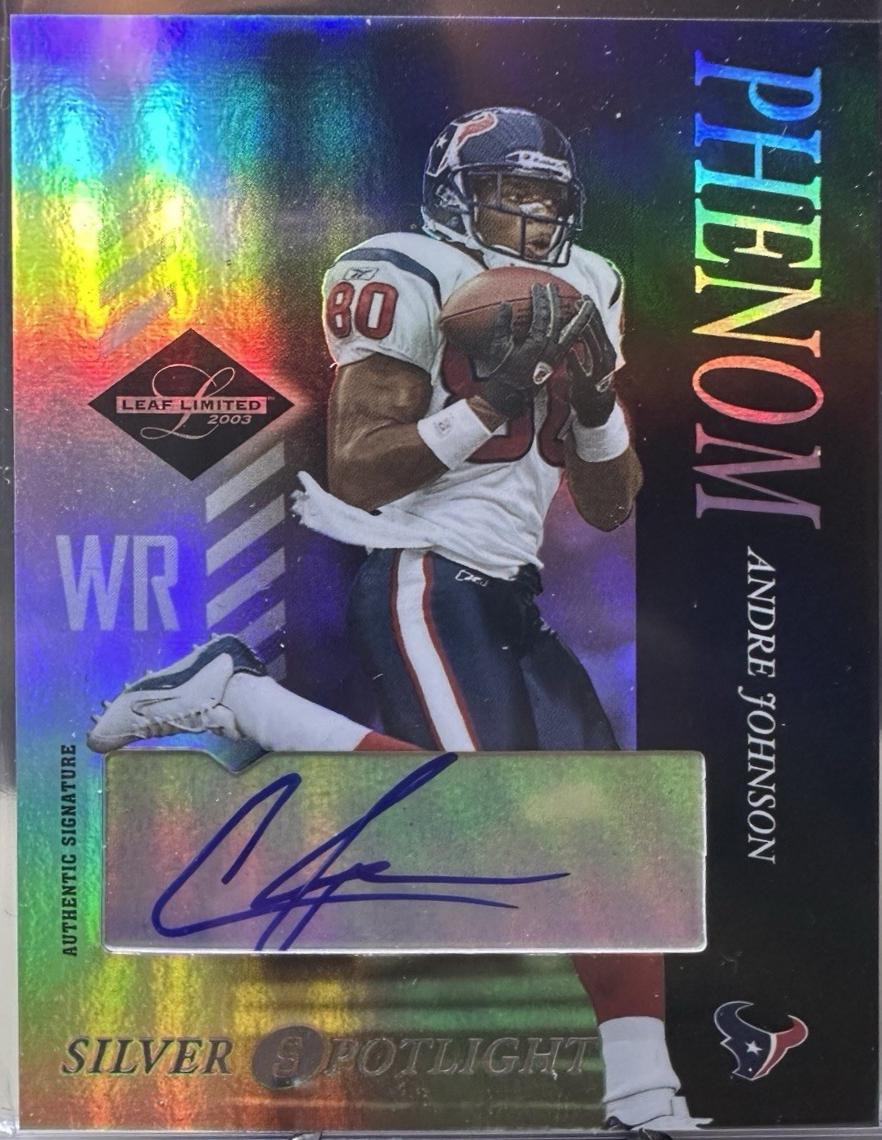 Andre Johnson [Autograph Silver Spotlight] #145