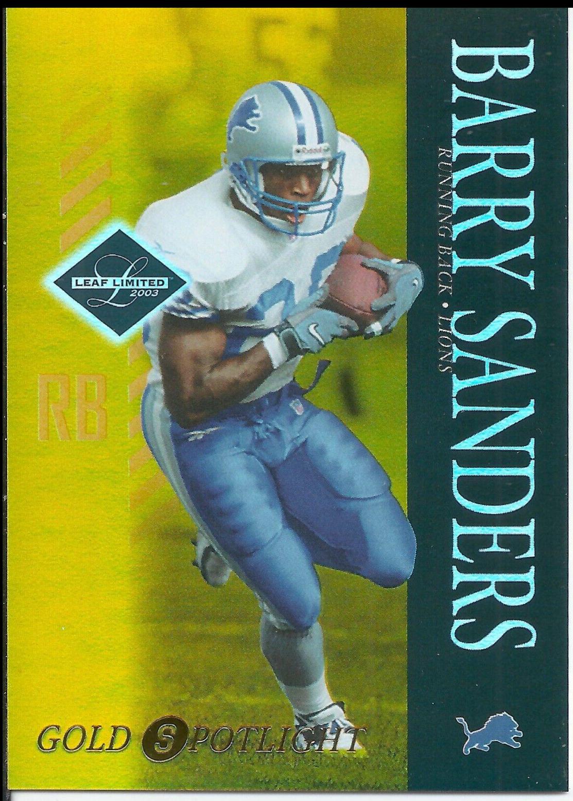 Barry Sanders [Gold Spotlight] #31