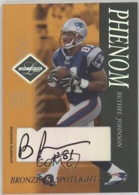 Bethel Johnson [Autograph Bronze Spotlight] #148