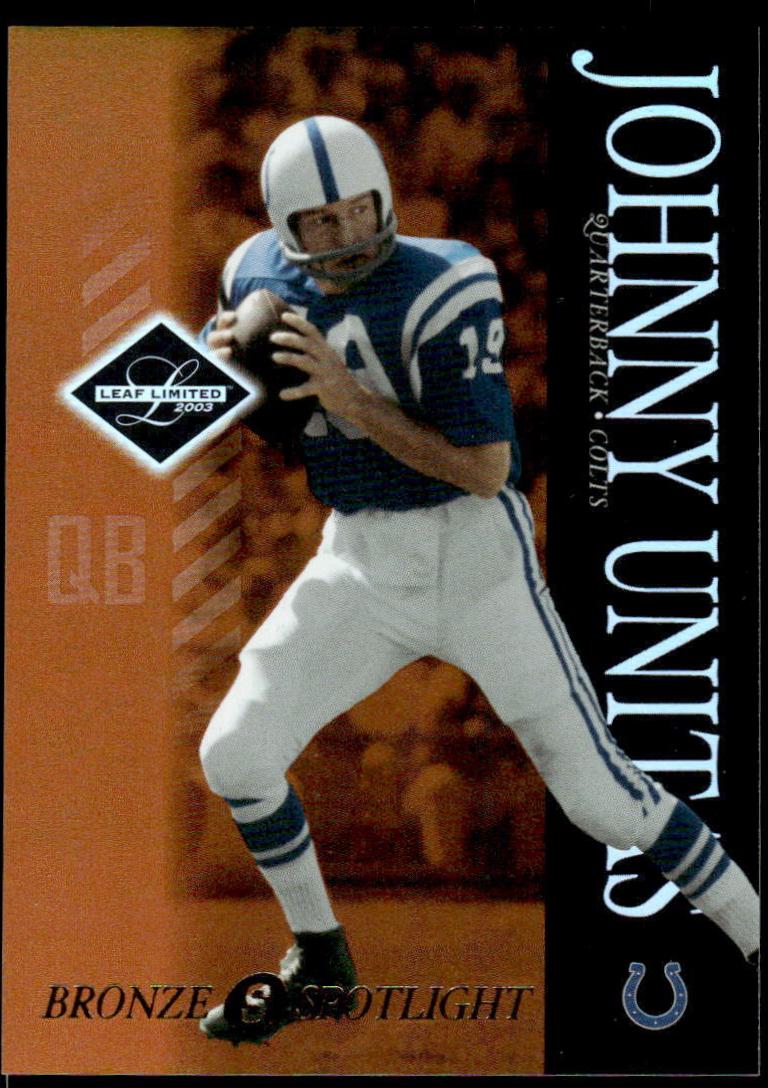 Johnny Unitas [Bronze Spotlight] #40