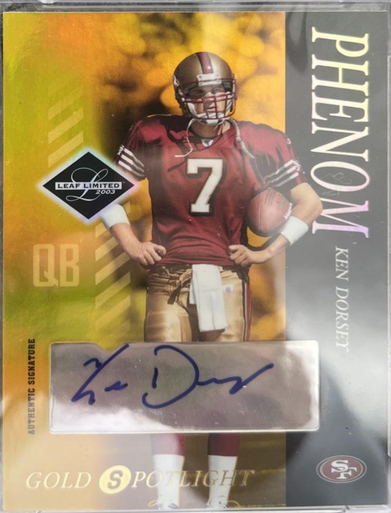 Ken Dorsey [Autograph Gold Spotlight] #139