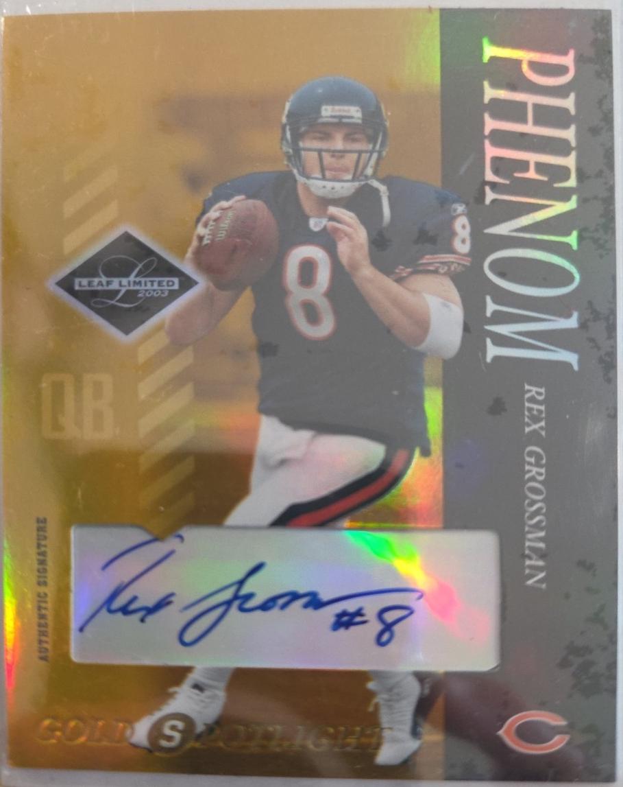 Rex Grossman [Autograph Gold Spotlight] #135