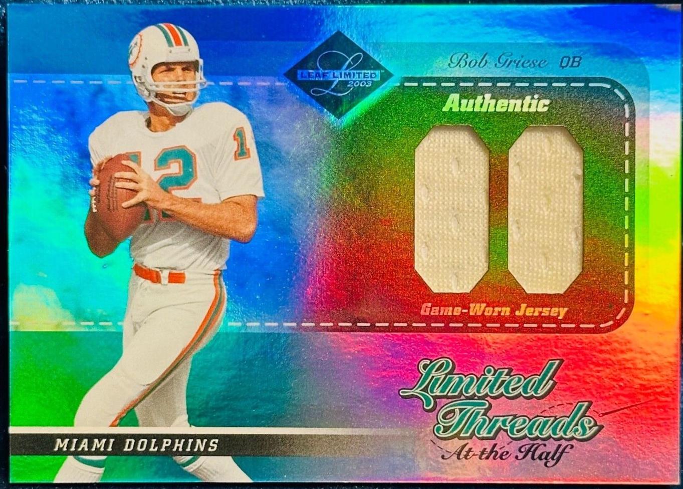 Bob Griese [At the Half] #LT-8