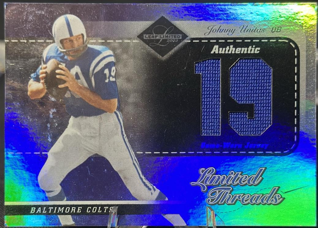 Johnny Unitas [At the Half] #LT-63