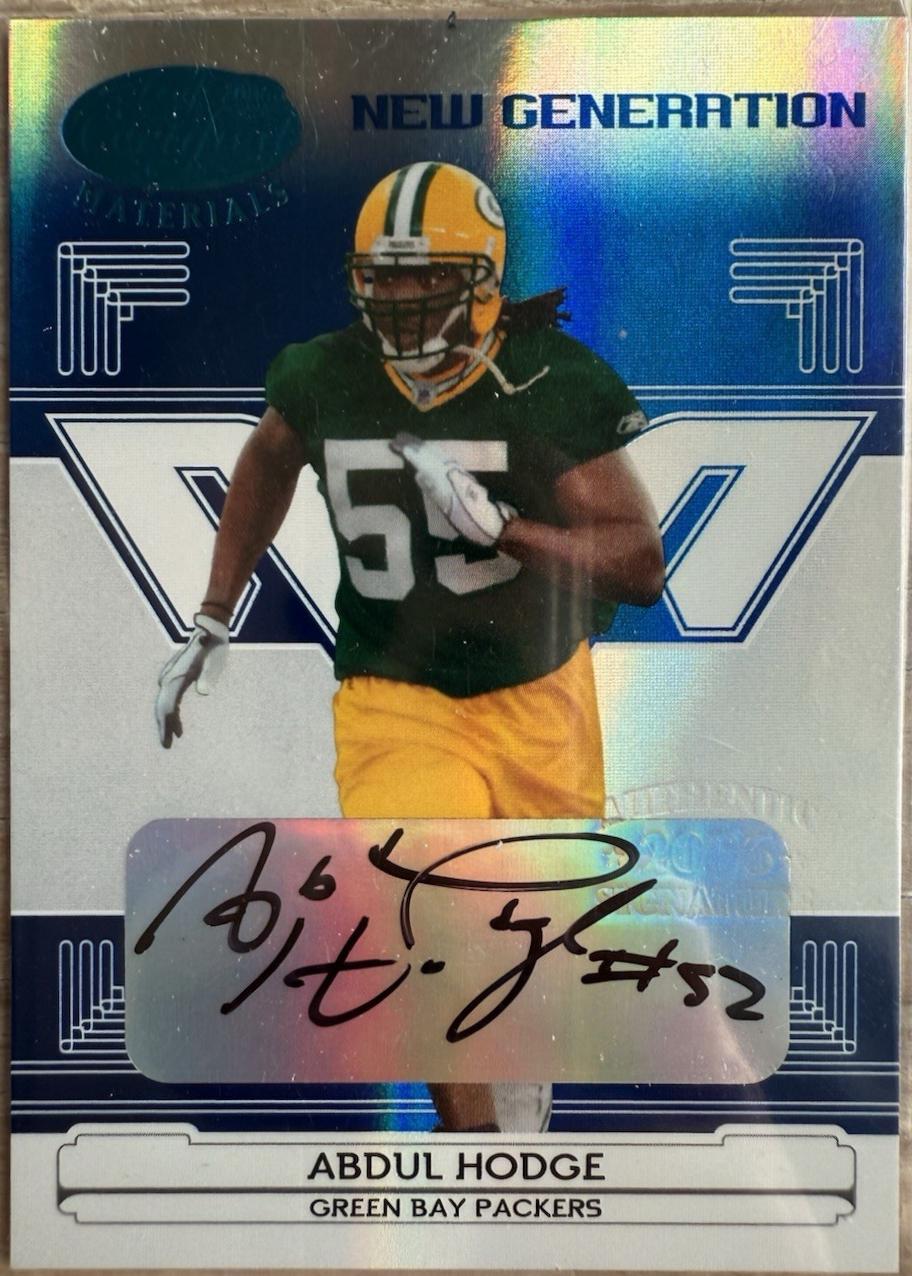Abdul Hodge [Mirror Blue Autograph] #186