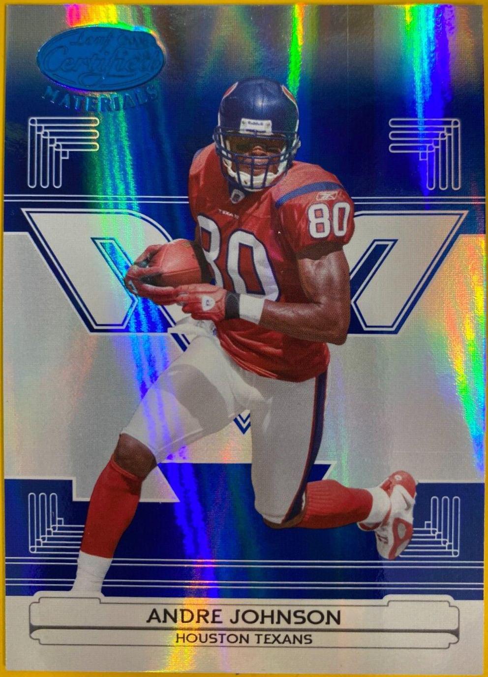 Andre Johnson [Mirror Blue] #58