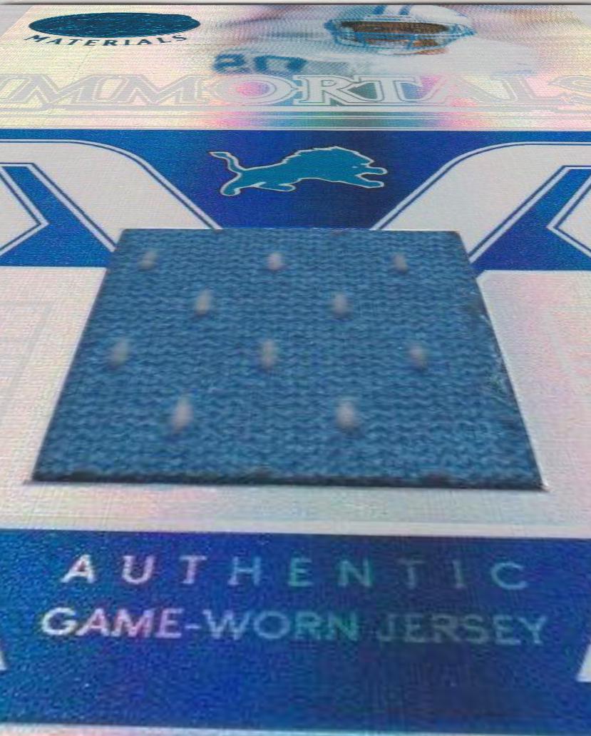Barry Sanders [Mirror Blue Material] #232