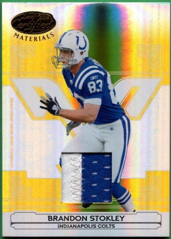 Brandon Stokley [Mirror Gold] #65