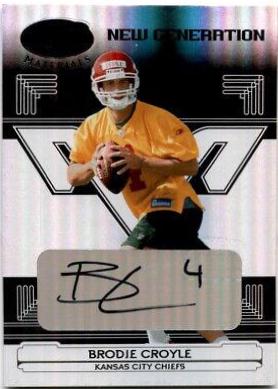 Brodie Croyle [Mirror Emerald Autograph] #151