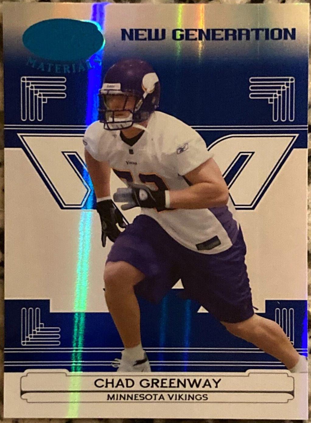 Chad Greenway [Mirror Blue] #187