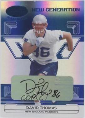 David Thomas [Mirror Blue Autograph] #155