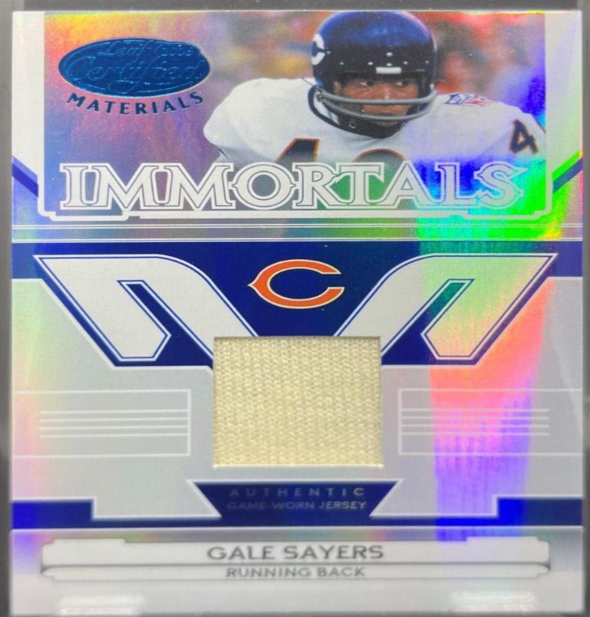 Gale Sayers [Mirror Blue Material] #248