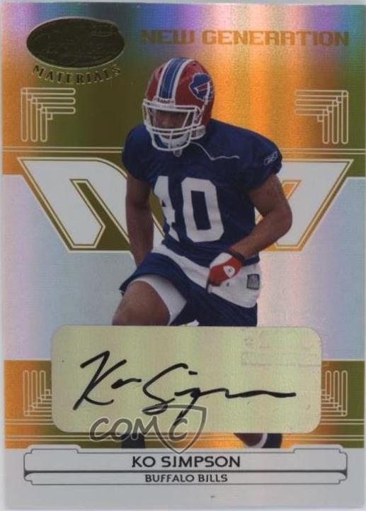 Ko Simpson [Mirror Gold Autograph] #197