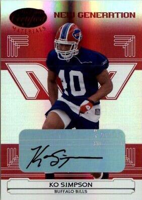 Ko Simpson [Mirror Red Autograph] #197