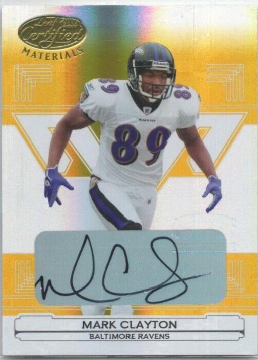 Mark Clayton [Mirror Gold Autograph] #14