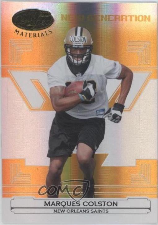Marques Colston [Mirror Gold] #156